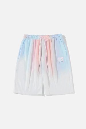 Concert Outfit Gradient Drawstring Shorts