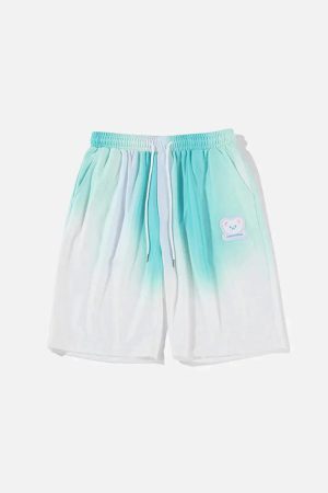 Concert Outfit Gradient Drawstring Shorts