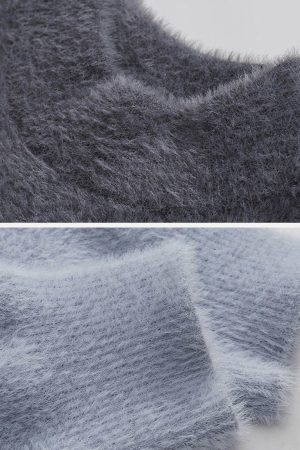 Concert Outfit Gradient Knit Sweater