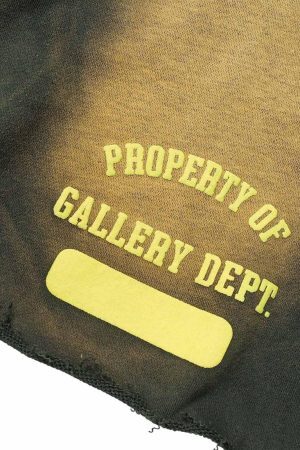 Concert Outfit Gradient Letter Print Drawstring Shorts