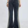 Concert Outfit Gradient Patchwork Jeans