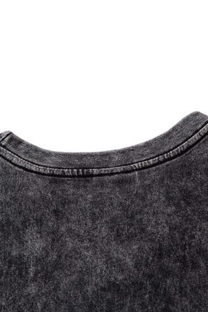 Concert Outfit Gradient Tie-Dye Raw Edge Vest