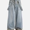Concert Outfit Gradient Washed Loose Jeans