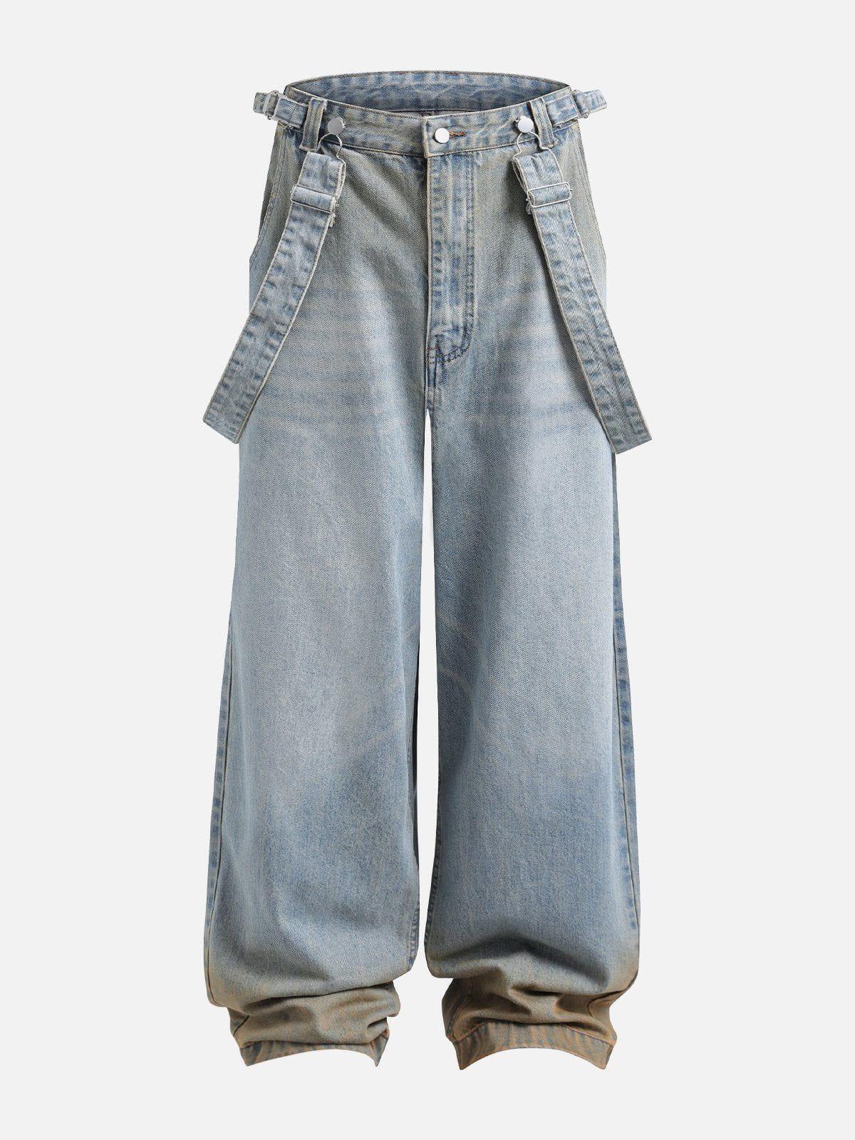 Concert Outfit Gradient Washed Loose Jeans Concert Outfit Gradient Washed Loose Jeans