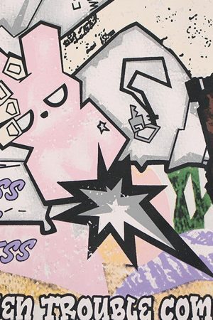 Concert Outfit Graffiti Art Graphic T-Shirt