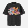 Concert Outfit Graffiti Crew Neck T-Shirt