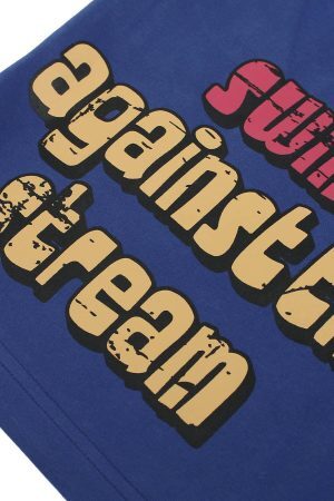 Concert Outfit Graffiti Drawstring Cotton Shorts