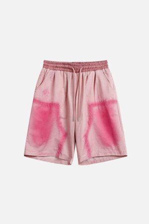 Concert Outfit Graffiti Drawstring Shorts