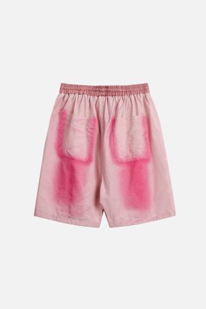 Concert Outfit Graffiti Drawstring Shorts