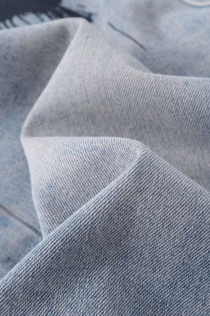 Concert Outfit Graffiti Letter Denim Shorts