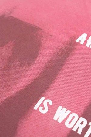 Concert Outfit Graffiti Letter Gradient Distressed Hip-Hop Hoodie