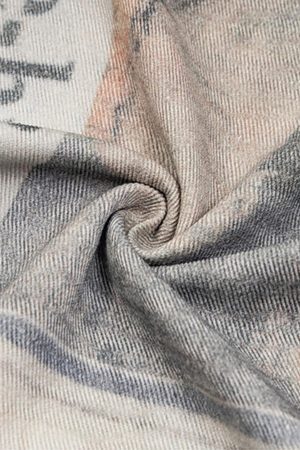 Concert Outfit Graffiti Newspaper Baggy Jeans