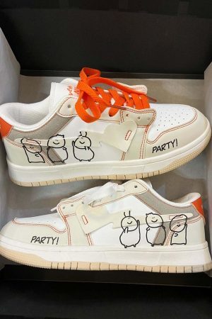 Concert Outfit Graffiti Niche Sports Trend Board Shoes