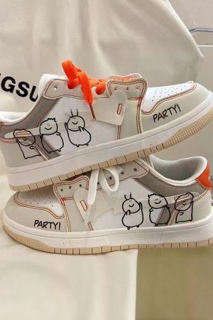 Concert Outfit Graffiti Niche Sports Trend Board Shoes