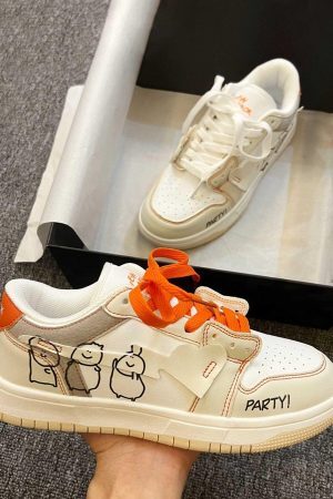 Concert Outfit Graffiti Niche Sports Trend Board Shoes