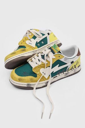 Concert Outfit Graffiti Skate Sports Casual Shoes