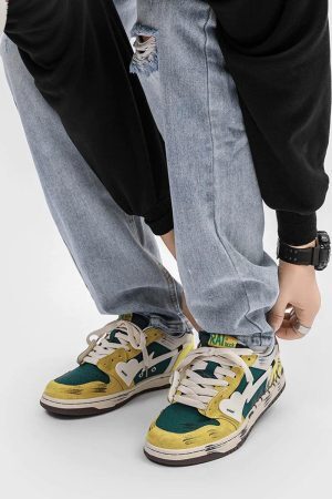 Concert Outfit Graffiti Skate Sports Casual Shoes