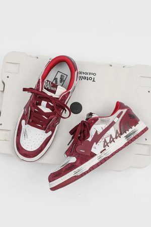 Concert Outfit Graffiti Skate Sports Casual Shoes