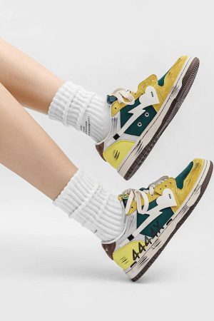 Concert Outfit Graffiti Skate Sports Casual Shoes