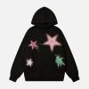 Concert Outfit Graffiti Star Hoodie