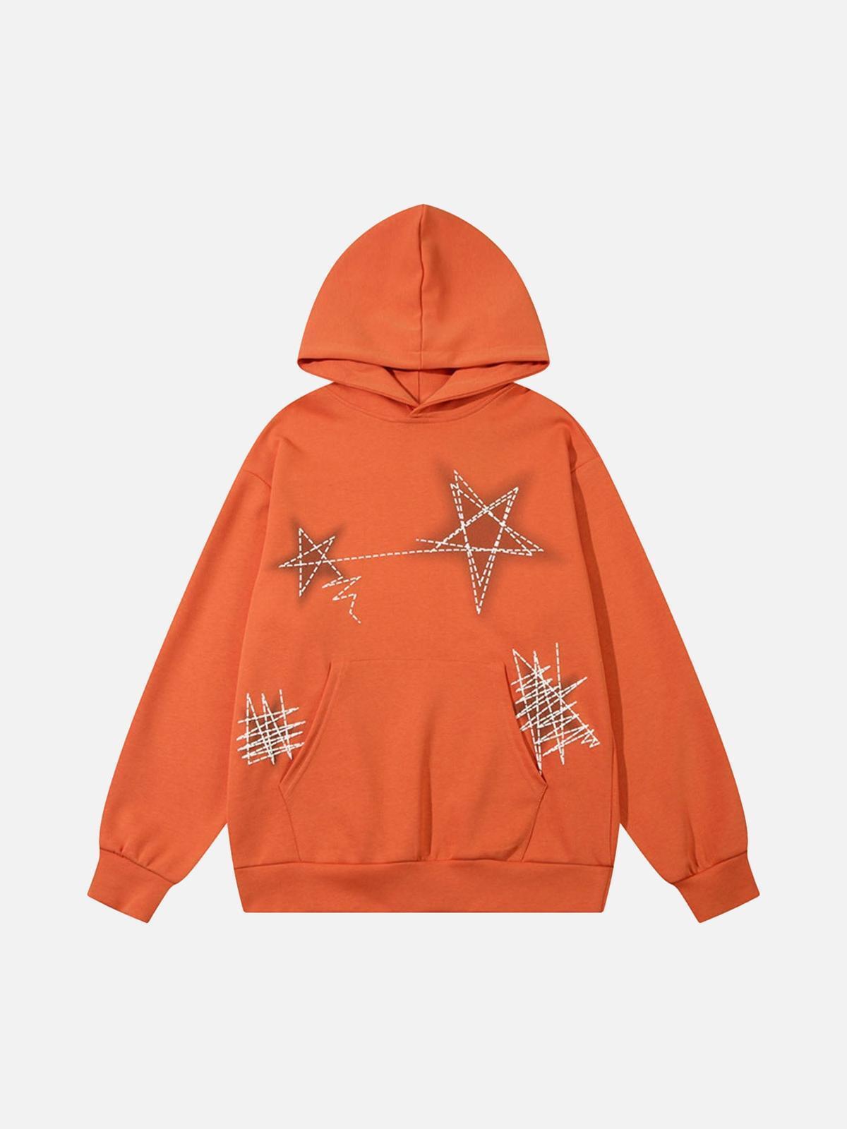 Concert Outfit Graffiti Star Hoodie Concert Outfit Graffiti Star Hoodie