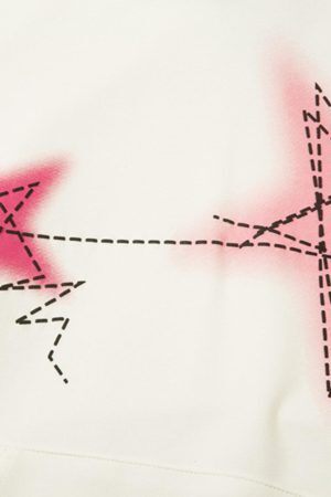 Concert Outfit Graffiti Star Hoodie