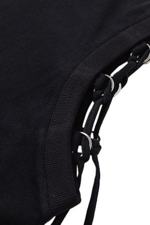 Concert Outfit Graphic Adjustable Straps Vest