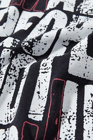 Concert Outfit Graphic Lettering Chain Vest