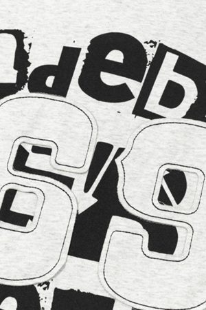 Concert Outfit Graphic Patch Letter Print T-Shirt