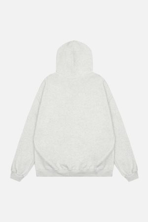 Concert Outfit Grunge Bear Graphic Washed Hoodie