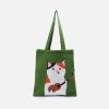Concert Outfit Guitar Cat' Graphic Knitting Bag