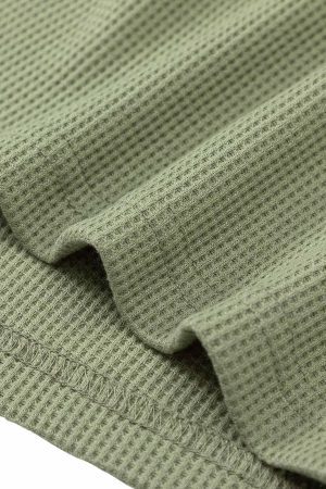 Concert Outfit Half Zip Crew Neck Printed Knitted Sweater