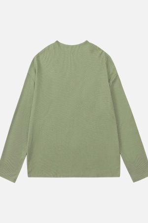 Concert Outfit Half Zip Crew Neck Printed Knitted Sweater