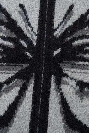 Concert Outfit Hand-Painted Butterfly Mohair Jacquard Cardigan