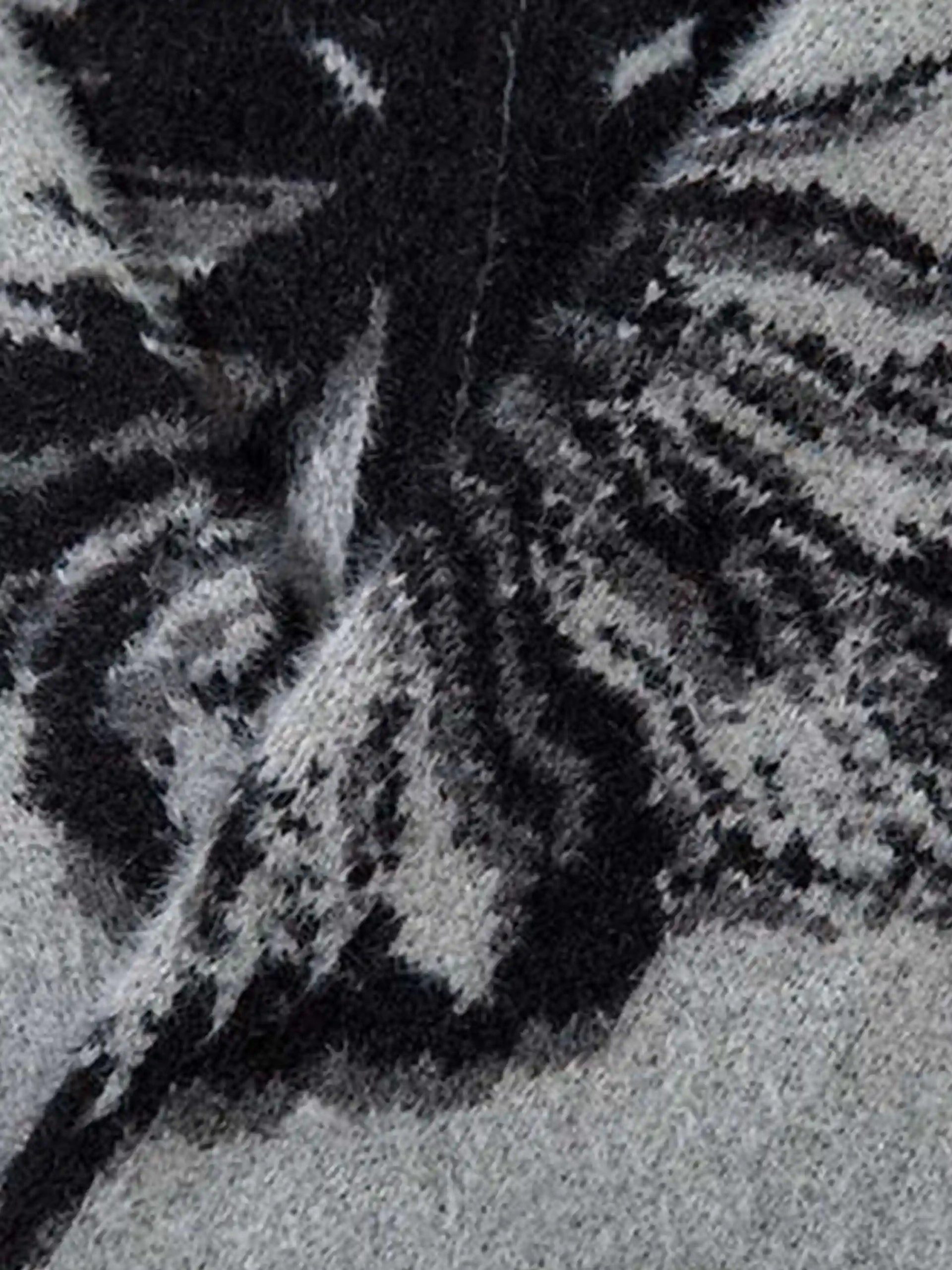 Concert Outfit Hand-Painted Butterfly Mohair Jacquard Cardigan Concert Outfit Hand-Painted Butterfly Mohair Jacquard Cardigan