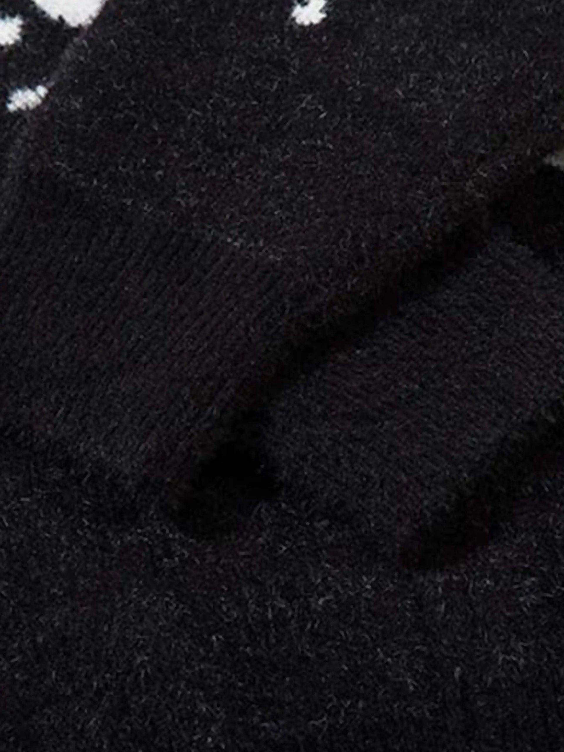 Concert Outfit Hand-Painted Slogan Butterfly Jacquard Cardigan Concert Outfit Hand-Painted Slogan Butterfly Jacquard Cardigan