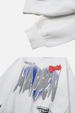 Concert Outfit HAPPEN Print Hoodie