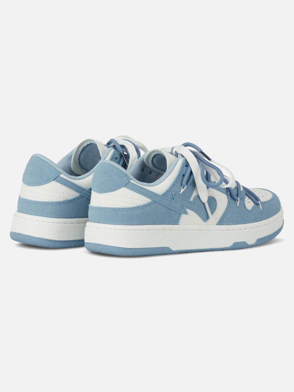 Concert Outfit Haze Blue Love Breathable Board Shoes Concert Outfit Haze Blue Love Breathable Board Shoes