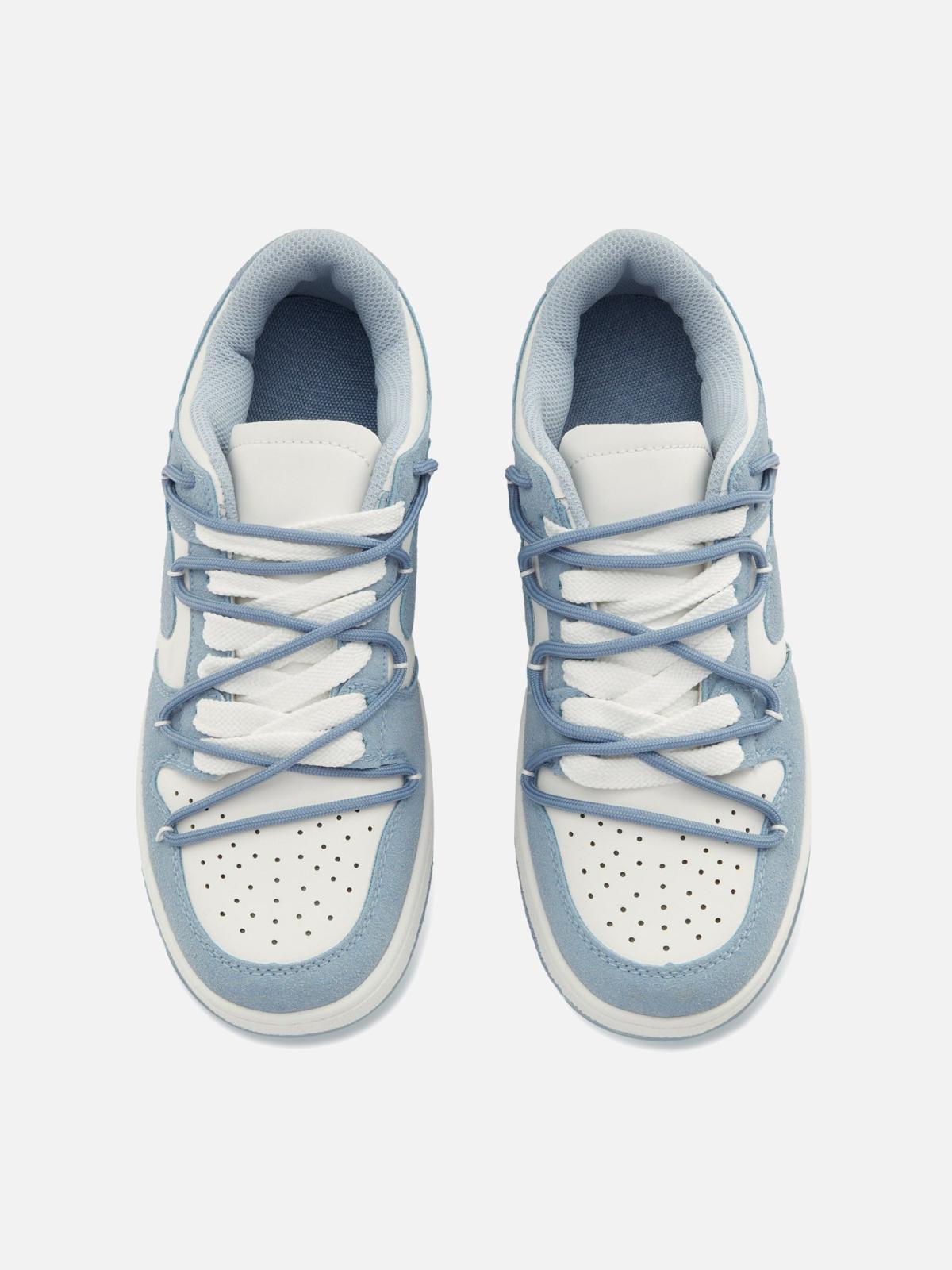 Concert Outfit Haze Blue Love Breathable Board Shoes Concert Outfit Haze Blue Love Breathable Board Shoes