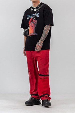 Concert Outfit Head Print Hip Hop T-Shirt