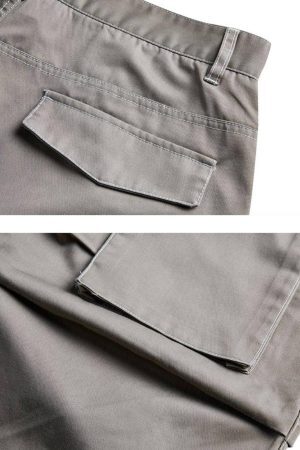 Concert Outfit Heart Rivet Multi-Pocket Jeans