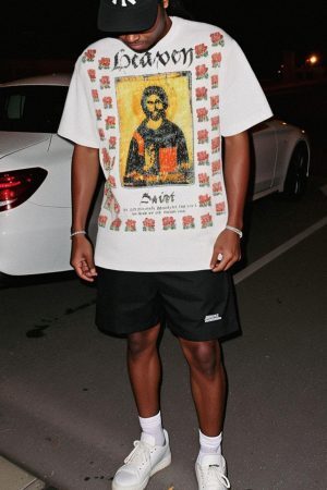 Concert Outfit Heaven Floral Graphic T-Shirt