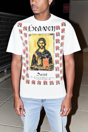 Concert Outfit Heaven Floral Graphic T-Shirt