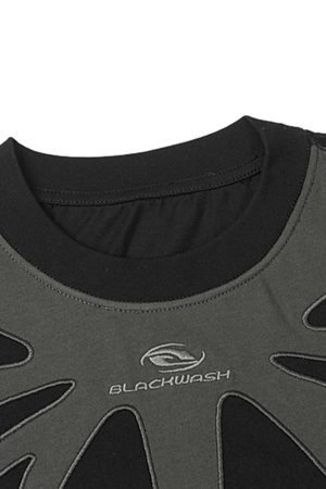 Concert Outfit Heavy CleanfitEmbroidery T-Shirt