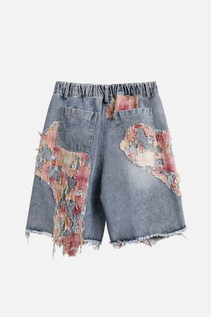 Concert Outfit Heavy Craftsmanship Lace Jorts
