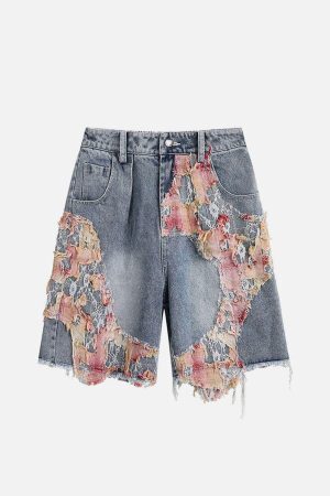 Concert Outfit Heavy Craftsmanship Lace Jorts