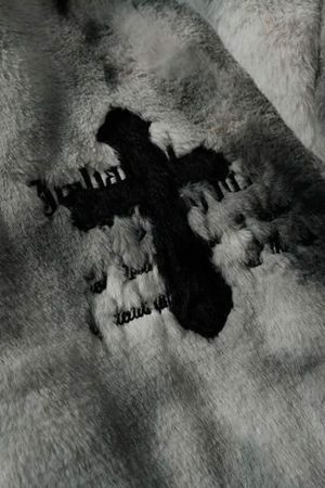 Concert Outfit Heavy-Duty Faux Lambswool Tie-Dye Urban Jacket