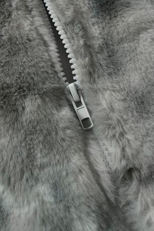 Concert Outfit Heavy-Duty Faux Lambswool Tie-Dye Urban Jacket