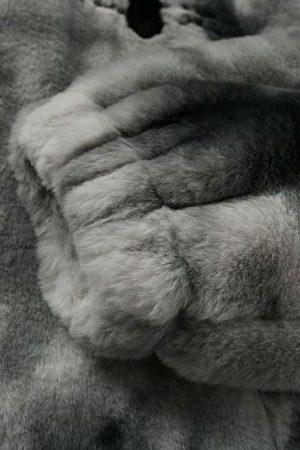 Concert Outfit Heavy-Duty Faux Lambswool Tie-Dye Urban Jacket