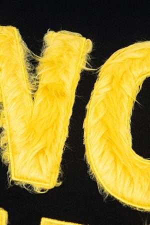 Concert Outfit Heavy Retro Patch Embroidered T-Shirt